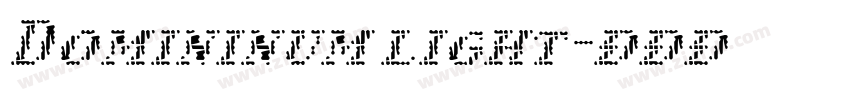 Domininum light字体转换